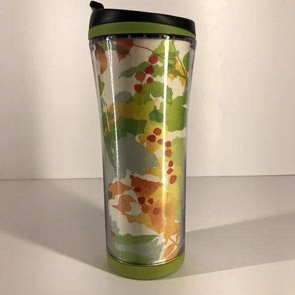 Starbucks Watercolor Fall Leaves Travel Mug Tumbler 16 oz / 473‎ mL - Picture 4 of 14